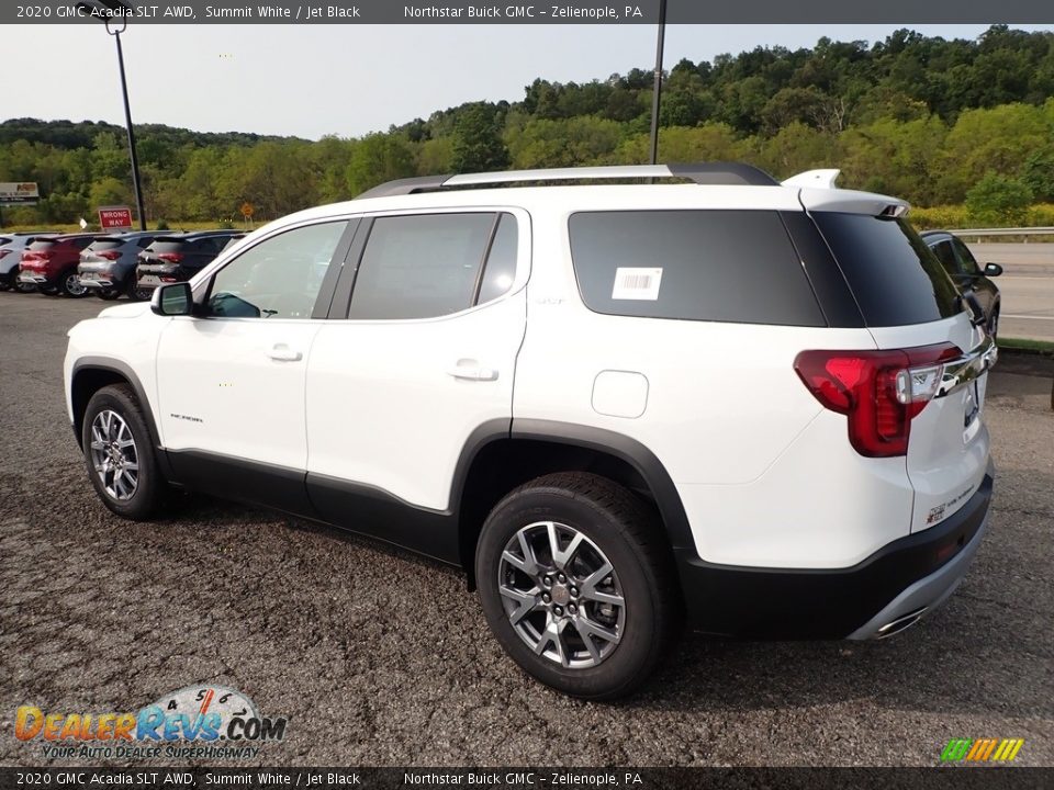 2020 GMC Acadia SLT AWD Summit White / Jet Black Photo #8