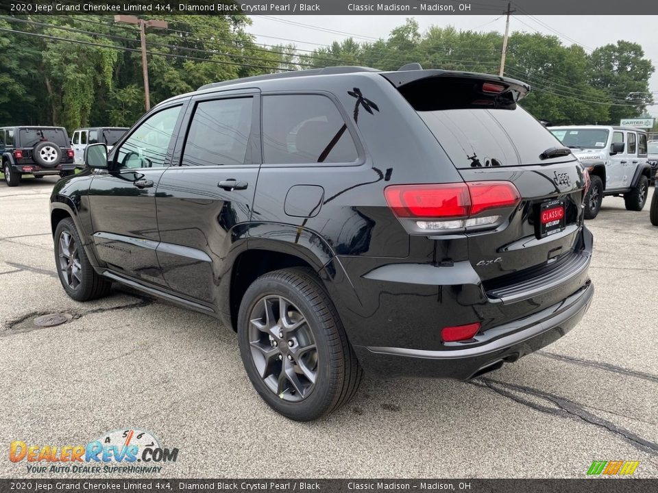 2020 Jeep Grand Cherokee Limited 4x4 Diamond Black Crystal Pearl / Black Photo #9