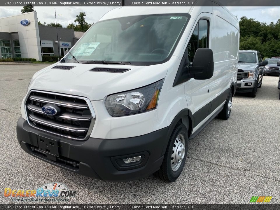 Front 3/4 View of 2020 Ford Transit Van 150 MR Regular AWD Photo #1