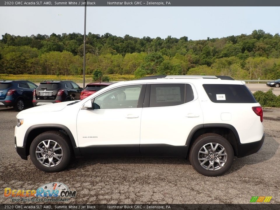 2020 GMC Acadia SLT AWD Summit White / Jet Black Photo #9