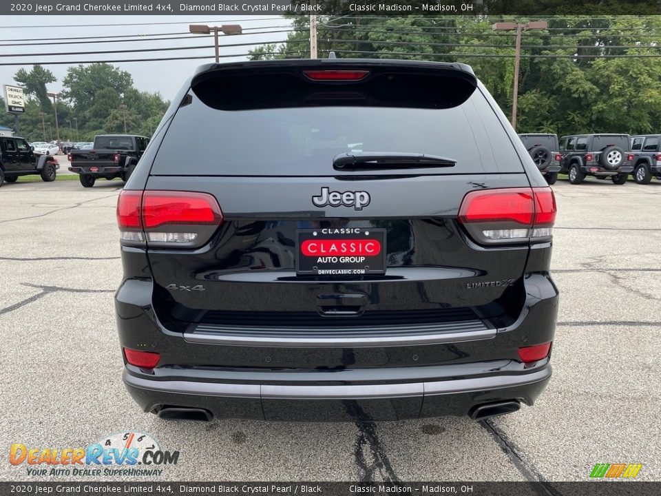 2020 Jeep Grand Cherokee Limited 4x4 Diamond Black Crystal Pearl / Black Photo #10