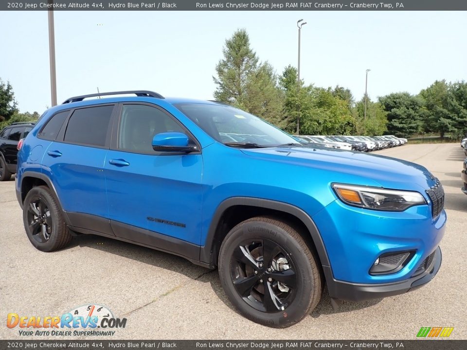 2020 Jeep Cherokee Altitude 4x4 Hydro Blue Pearl / Black Photo #3