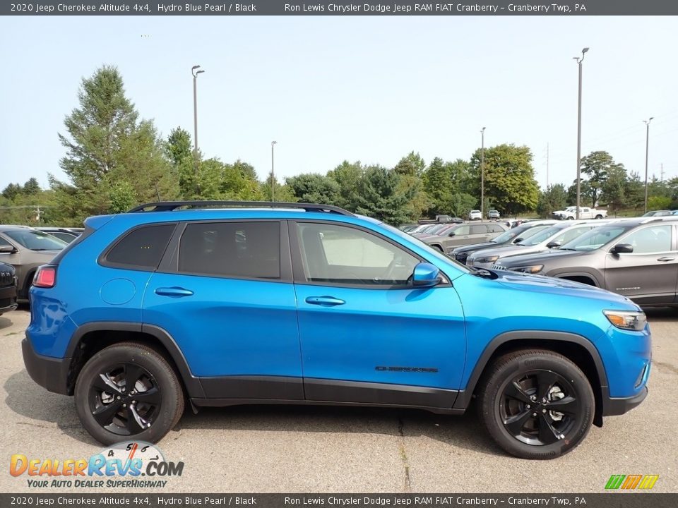 2020 Jeep Cherokee Altitude 4x4 Hydro Blue Pearl / Black Photo #4