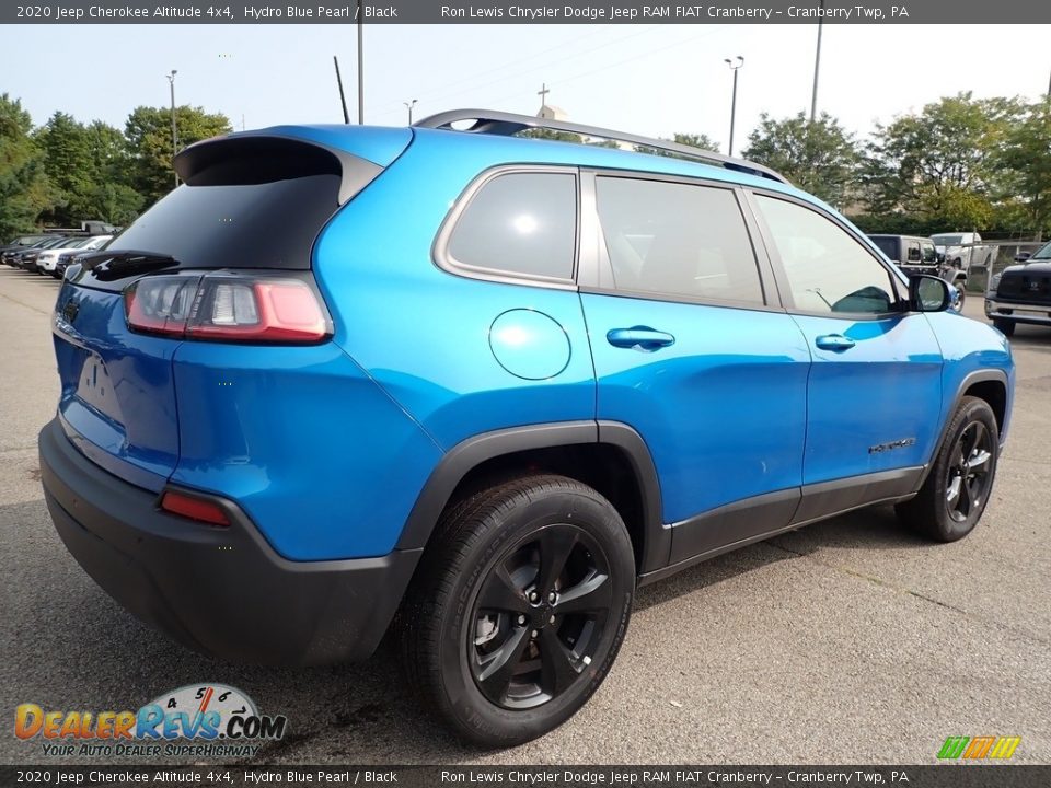 2020 Jeep Cherokee Altitude 4x4 Hydro Blue Pearl / Black Photo #5