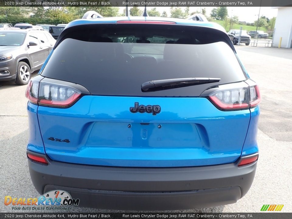 2020 Jeep Cherokee Altitude 4x4 Hydro Blue Pearl / Black Photo #6