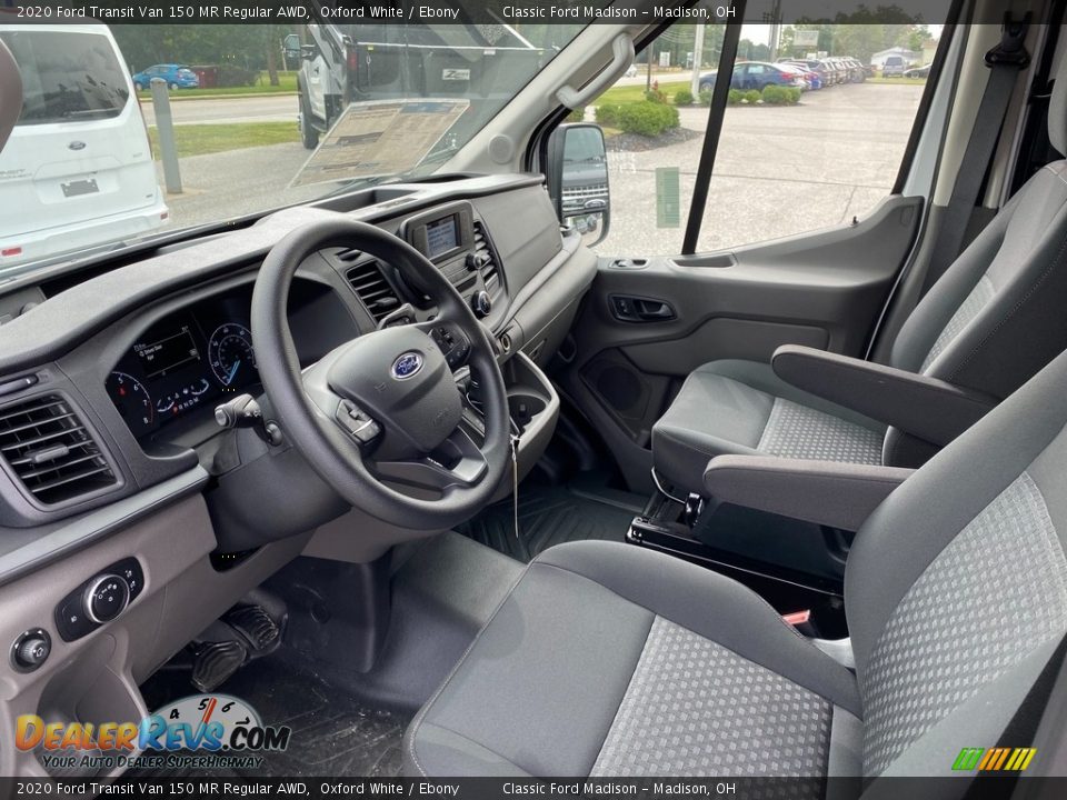 Ebony Interior - 2020 Ford Transit Van 150 MR Regular AWD Photo #6