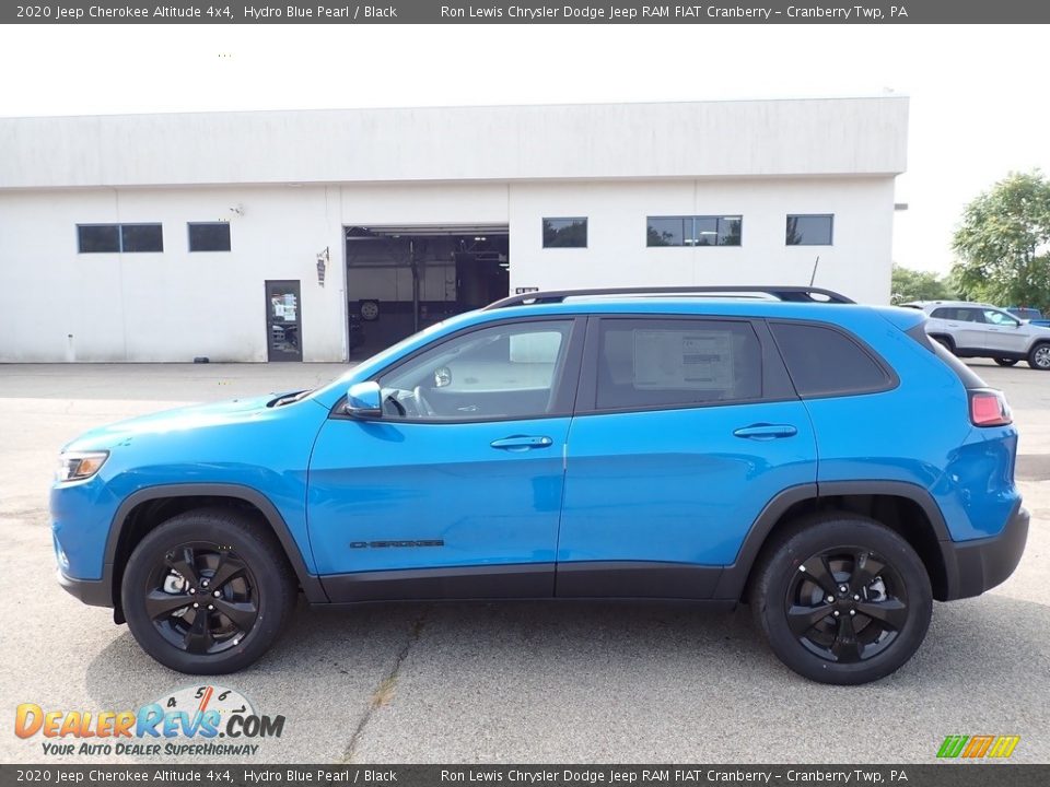 2020 Jeep Cherokee Altitude 4x4 Hydro Blue Pearl / Black Photo #10