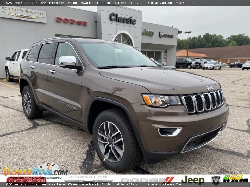 2020 Jeep Grand Cherokee Limited 4x4 Walnut Brown Metallic / Light Frost Beige/Black Photo #1