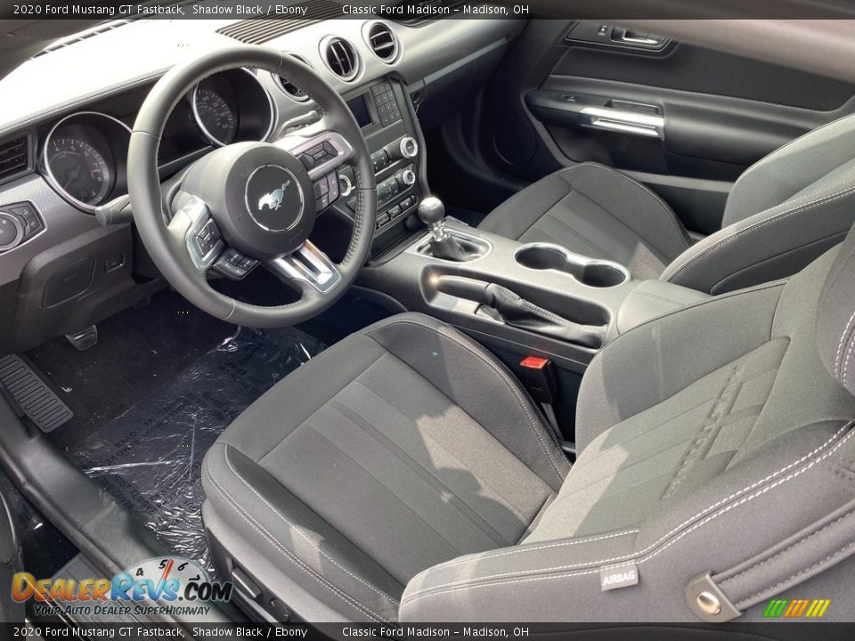 Ebony Interior - 2020 Ford Mustang GT Fastback Photo #4