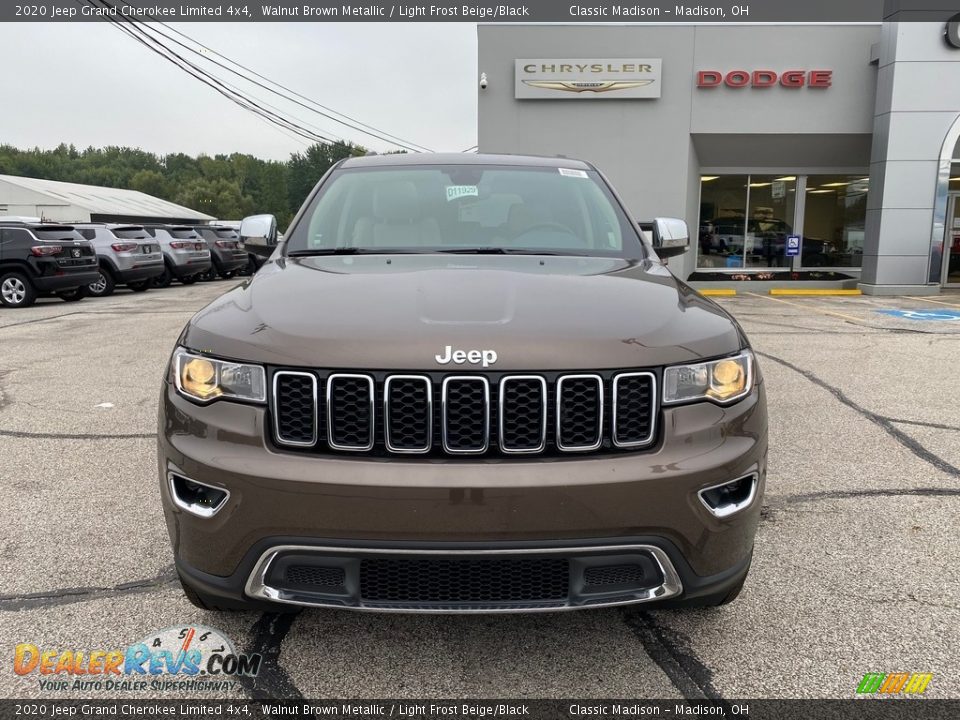 2020 Jeep Grand Cherokee Limited 4x4 Walnut Brown Metallic / Light Frost Beige/Black Photo #7