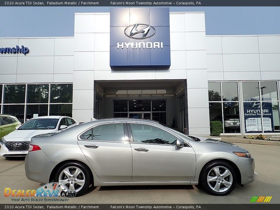 2010 Acura TSX Sedan Palladium Metallic / Parchment Photo #1