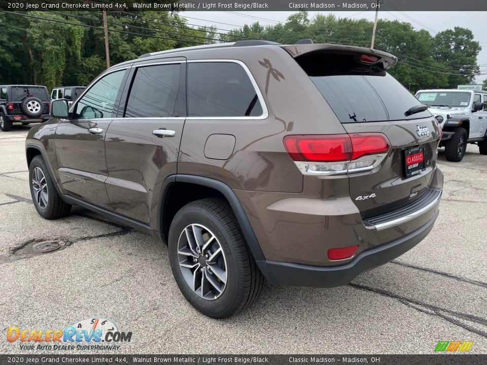 2020 Jeep Grand Cherokee Limited 4x4 Walnut Brown Metallic / Light Frost Beige/Black Photo #9