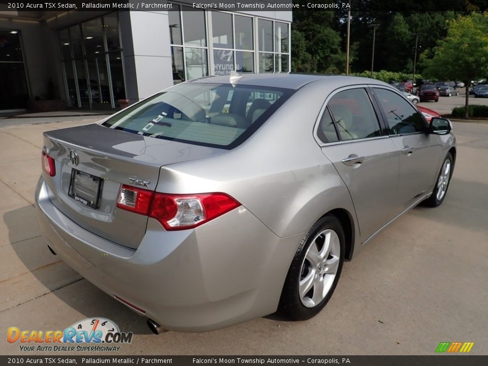 2010 Acura TSX Sedan Palladium Metallic / Parchment Photo #2