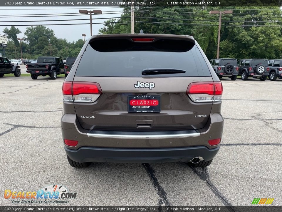 2020 Jeep Grand Cherokee Limited 4x4 Walnut Brown Metallic / Light Frost Beige/Black Photo #10