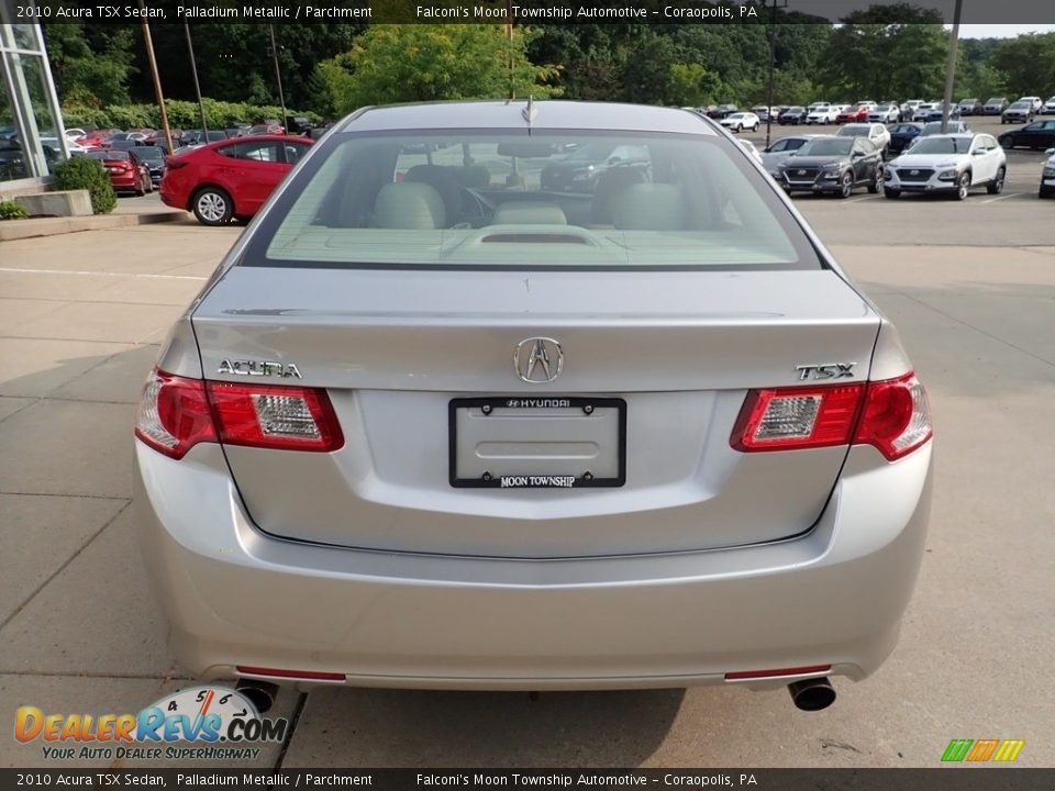 2010 Acura TSX Sedan Palladium Metallic / Parchment Photo #3
