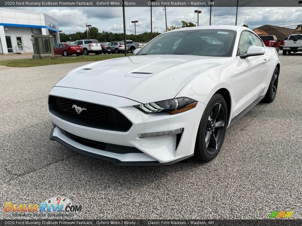 Oxford White 2020 Ford Mustang EcoBoost Premium Fastback Photo #1