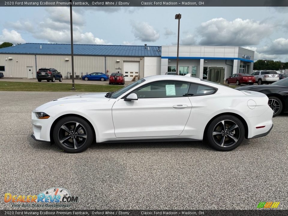 Oxford White 2020 Ford Mustang EcoBoost Premium Fastback Photo #2