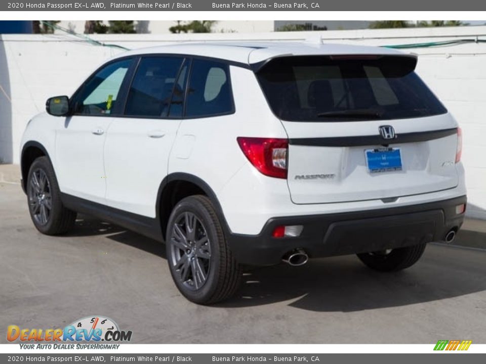 2020 Honda Passport EX-L AWD Platinum White Pearl / Black Photo #2