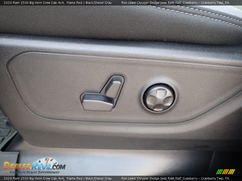2020 Ram 1500 Big Horn Crew Cab 4x4 Flame Red / Black/Diesel Gray Photo #12