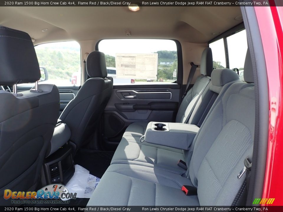 2020 Ram 1500 Big Horn Crew Cab 4x4 Flame Red / Black/Diesel Gray Photo #14