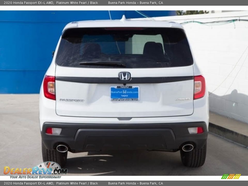 2020 Honda Passport EX-L AWD Platinum White Pearl / Black Photo #5