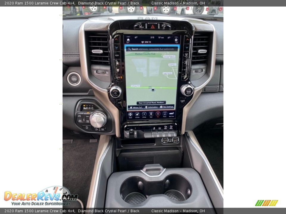 2020 Ram 1500 Laramie Crew Cab 4x4 Diamond Black Crystal Pearl / Black Photo #6