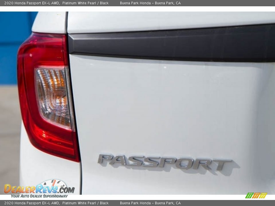 2020 Honda Passport EX-L AWD Platinum White Pearl / Black Photo #6