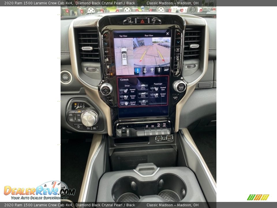 2020 Ram 1500 Laramie Crew Cab 4x4 Diamond Black Crystal Pearl / Black Photo #7