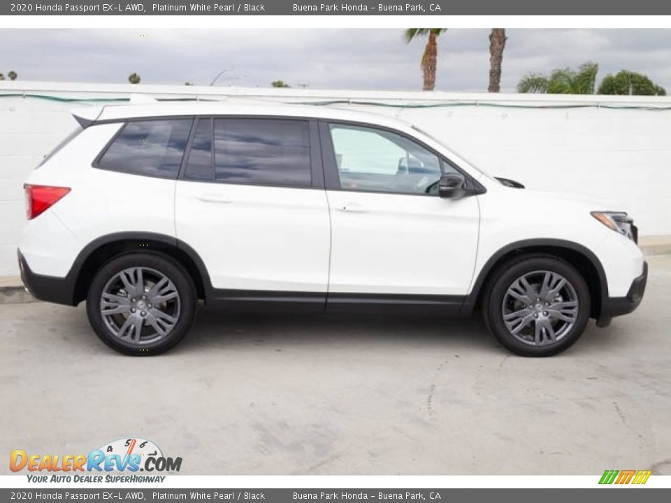 2020 Honda Passport EX-L AWD Platinum White Pearl / Black Photo #8