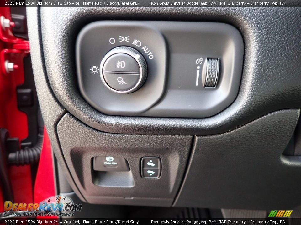 2020 Ram 1500 Big Horn Crew Cab 4x4 Flame Red / Black/Diesel Gray Photo #17