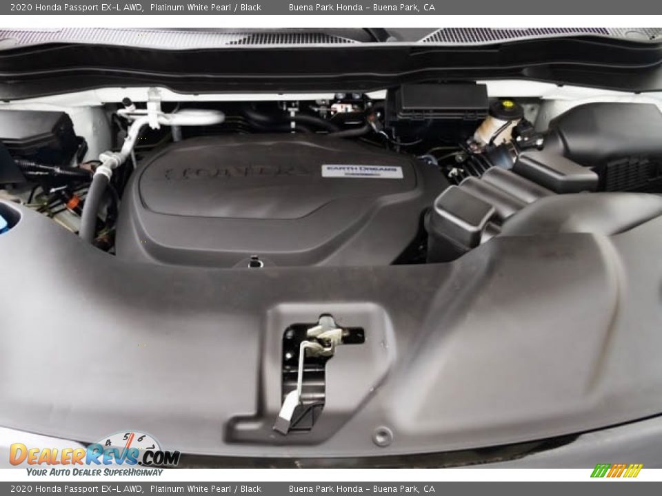2020 Honda Passport EX-L AWD Platinum White Pearl / Black Photo #9