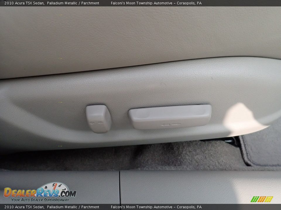 2010 Acura TSX Sedan Palladium Metallic / Parchment Photo #13
