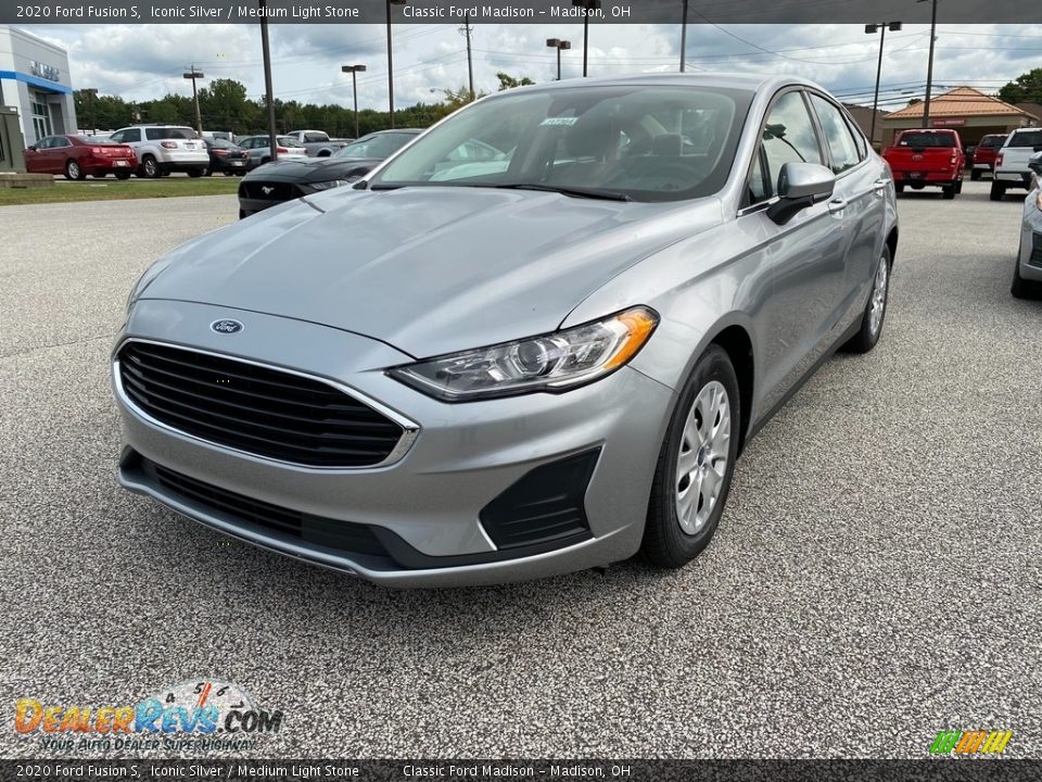 2020 Ford Fusion S Iconic Silver / Medium Light Stone Photo #1