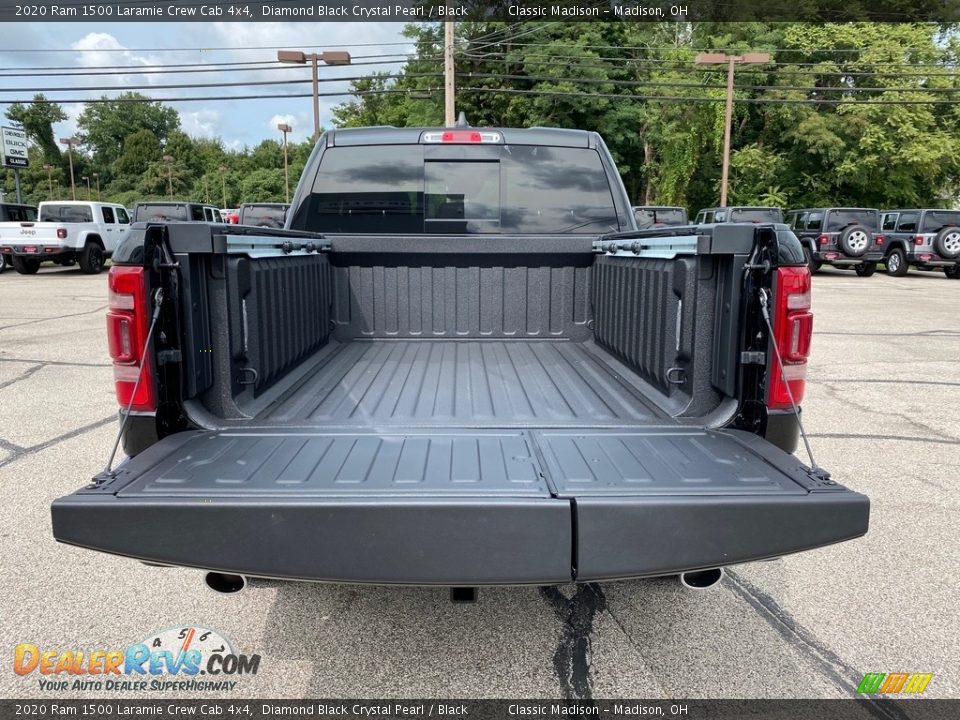2020 Ram 1500 Laramie Crew Cab 4x4 Diamond Black Crystal Pearl / Black Photo #14