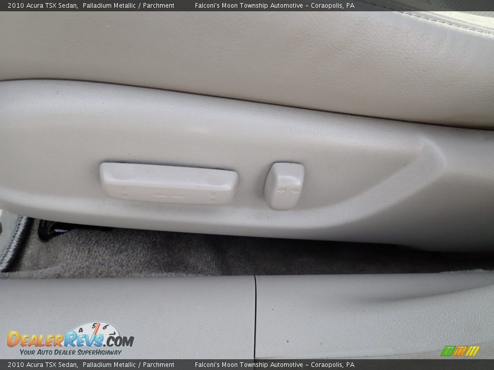 2010 Acura TSX Sedan Palladium Metallic / Parchment Photo #20