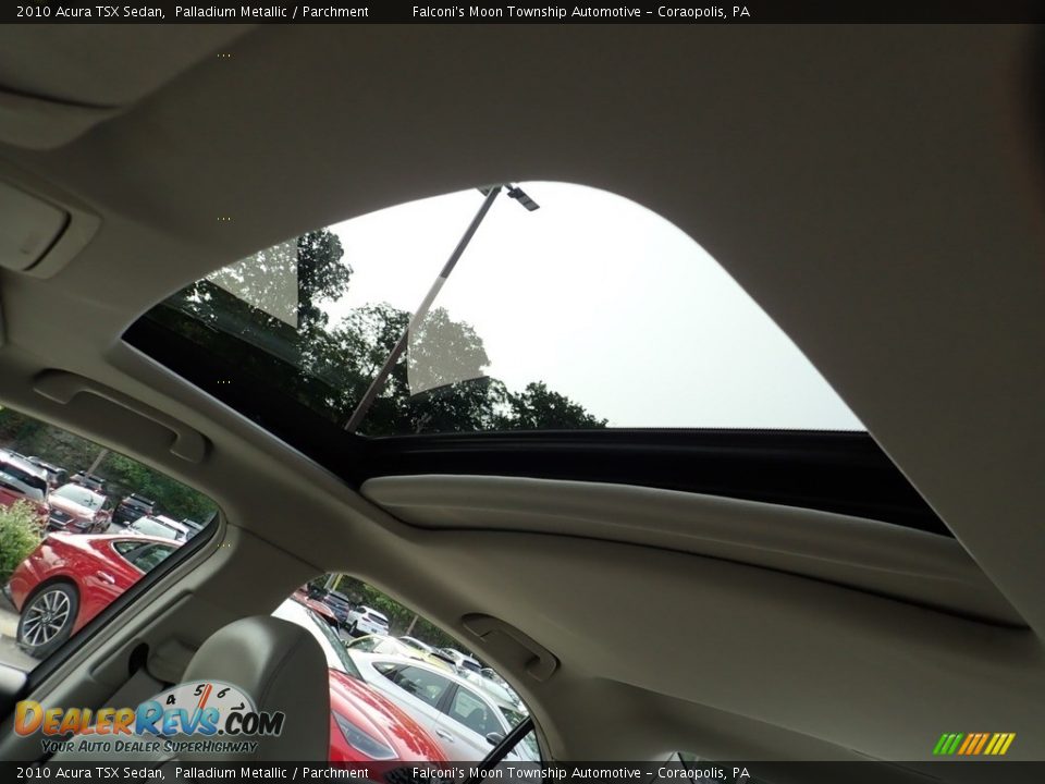 2010 Acura TSX Sedan Palladium Metallic / Parchment Photo #21