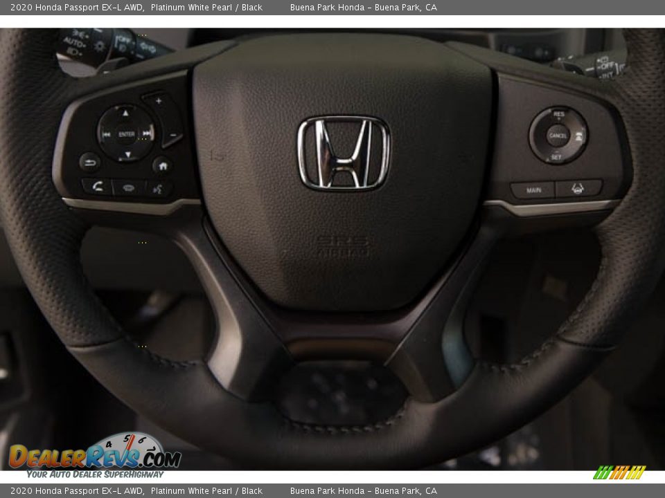 2020 Honda Passport EX-L AWD Platinum White Pearl / Black Photo #19