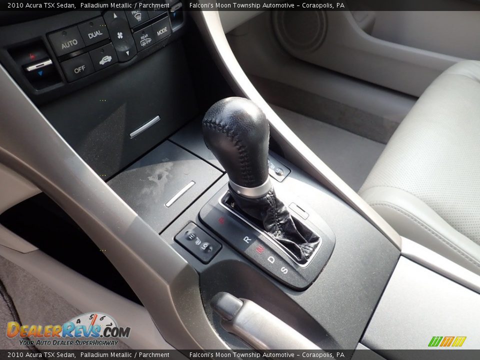2010 Acura TSX Sedan Palladium Metallic / Parchment Photo #22