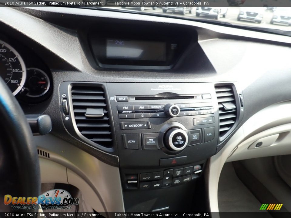 2010 Acura TSX Sedan Palladium Metallic / Parchment Photo #23
