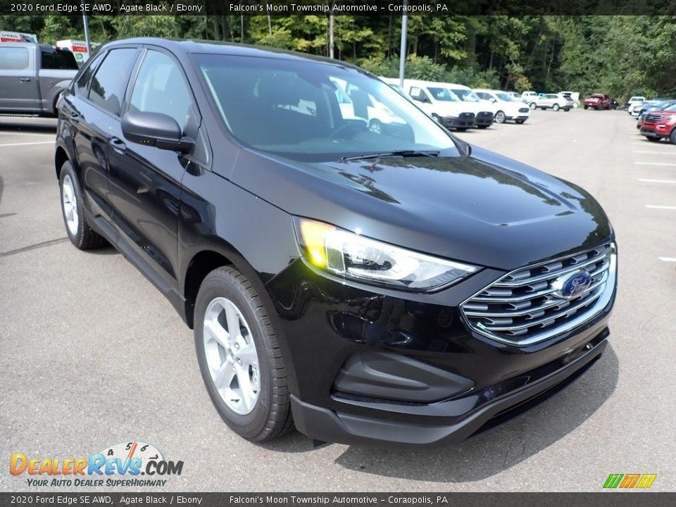 2020 Ford Edge SE AWD Agate Black / Ebony Photo #3