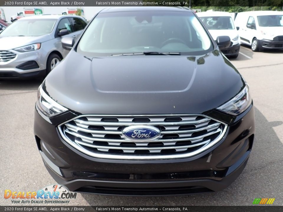 2020 Ford Edge SE AWD Agate Black / Ebony Photo #4