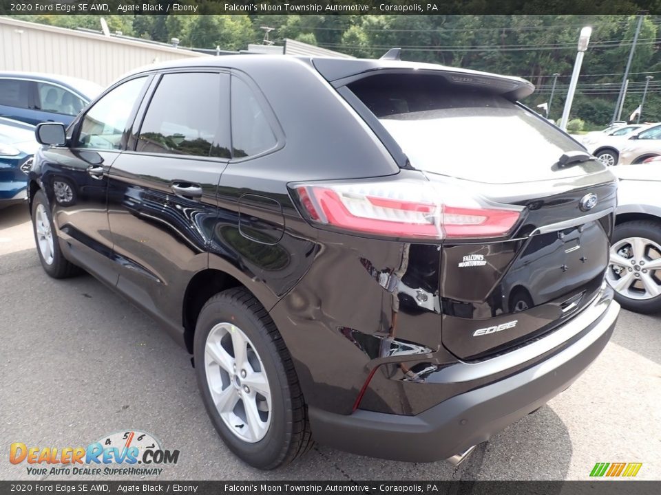 2020 Ford Edge SE AWD Agate Black / Ebony Photo #6