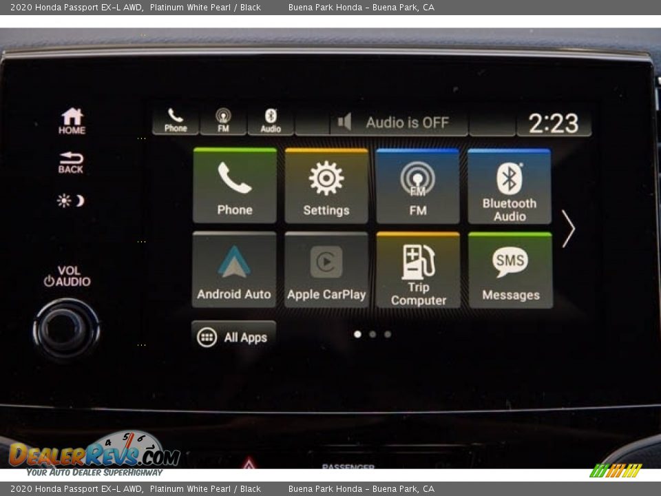 2020 Honda Passport EX-L AWD Platinum White Pearl / Black Photo #32