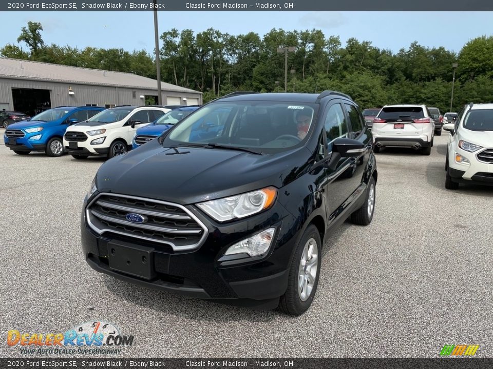 2020 Ford EcoSport SE Shadow Black / Ebony Black Photo #1