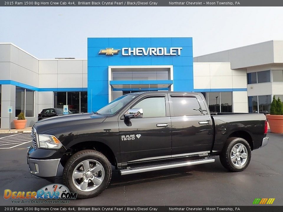 Front 3/4 View of 2015 Ram 1500 Big Horn Crew Cab 4x4 Photo #1