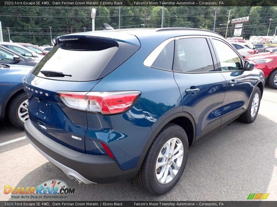 2020 Ford Escape SE 4WD Dark Persian Green Metallic / Ebony Black Photo #2