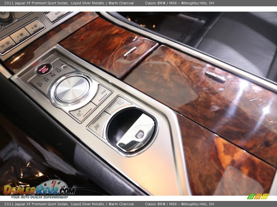 2011 Jaguar XF Premium Sport Sedan Liquid Silver Metallic / Warm Charcoal Photo #23