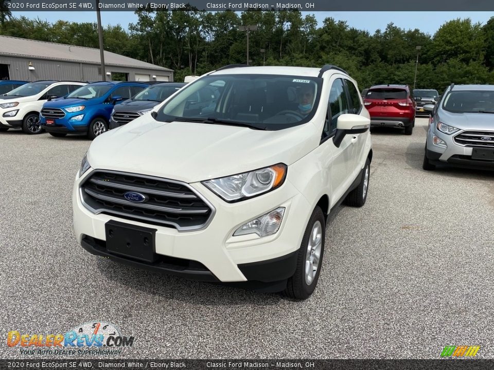 2020 Ford EcoSport SE 4WD Diamond White / Ebony Black Photo #1