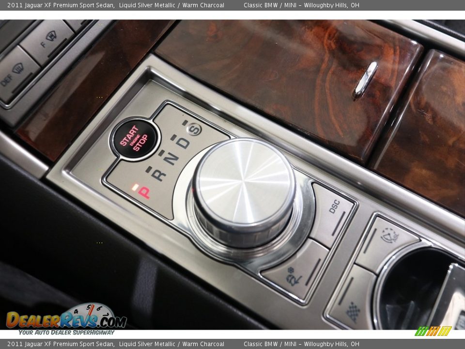 2011 Jaguar XF Premium Sport Sedan Liquid Silver Metallic / Warm Charcoal Photo #24
