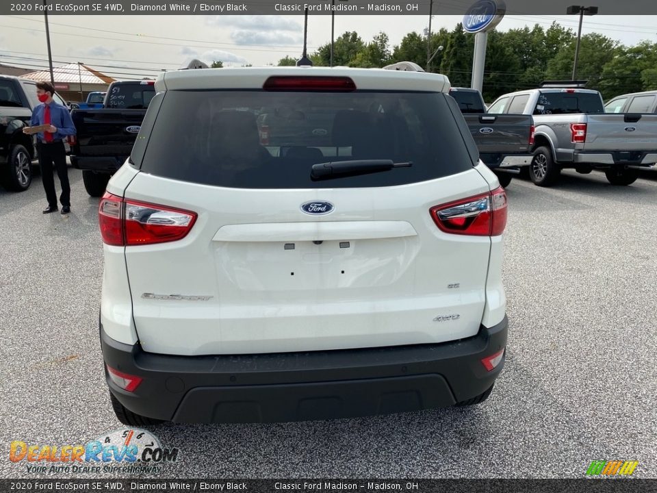 2020 Ford EcoSport SE 4WD Diamond White / Ebony Black Photo #2